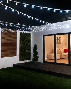 WeRChristmas LINK PRO LED String Lights, White Cable, White^ Link Pro|Fairy Lights