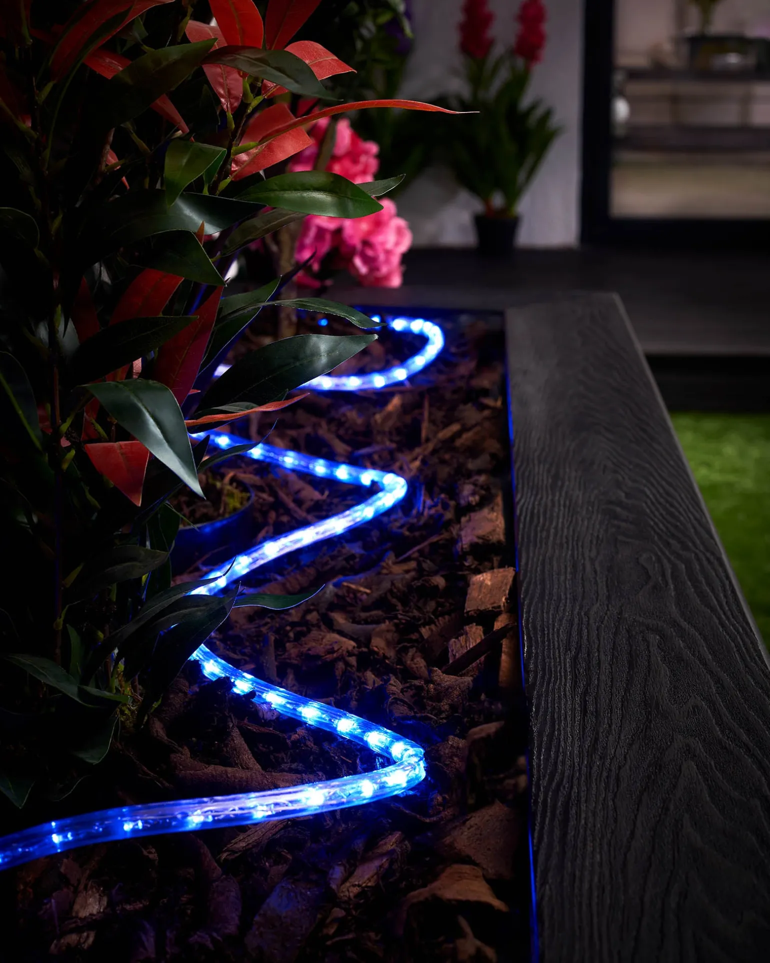 WeRChristmas LINK PRO Rope Light, Made To Measure, Blue^ Link Pro|Connectable Lights