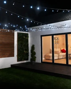 WeRChristmas LINK PRO Twinkle LED String Lights, Black Cable, White^ Link Pro|Fairy Lights