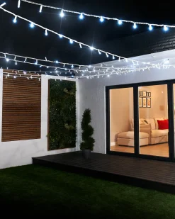 WeRChristmas LINK PRO Twinkle LED String Lights, White Cable, White^ Link Pro|Fairy Lights