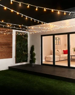 WeRChristmas LINK PRO Twinkle LED String Lights, White Cable, Warm White^ Link Pro|Fairy Lights