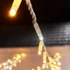 WeRChristmas LINK PRO Twinkle LED String Lights, White Cable, Warm White / White^ Link Pro|Connectable Lights