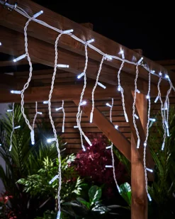 WeRChristmas LINK PRO Twinkling LED Icicle Lights, White^ Link Pro|Icicle Lights