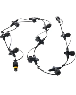 WeRChristmas LINK UP 10 T Port Curtain Connectors, Connectable, Black Cable^ Link Up|Accessories