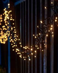 WeRChristmas LINK UP LED Cluster Lights, Black Cable, Warm White^ Link Up|Cluster Lights