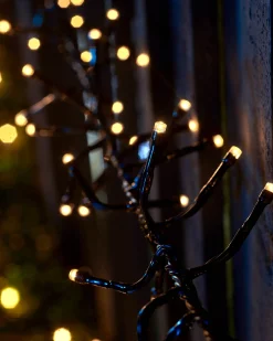 WeRChristmas LINK UP LED Cluster Lights, Black Cable, Warm White^ Link Up|Cluster Lights