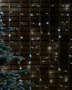 WeRChristmas LINK UP LED Curtain Lights, White Cable, 2 M X 2.5 M, White^ Link Up|Curtain & Net Lights