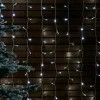 WeRChristmas LINK UP LED Curtain Lights, White Cable, 1 M X 1.2 M, White^ Link Up|Curtain & Net Lights