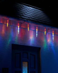 WeRChristmas LINK UP LED Icicle Drop Lights, Multi Colour^ Link Up|Icicle Lights