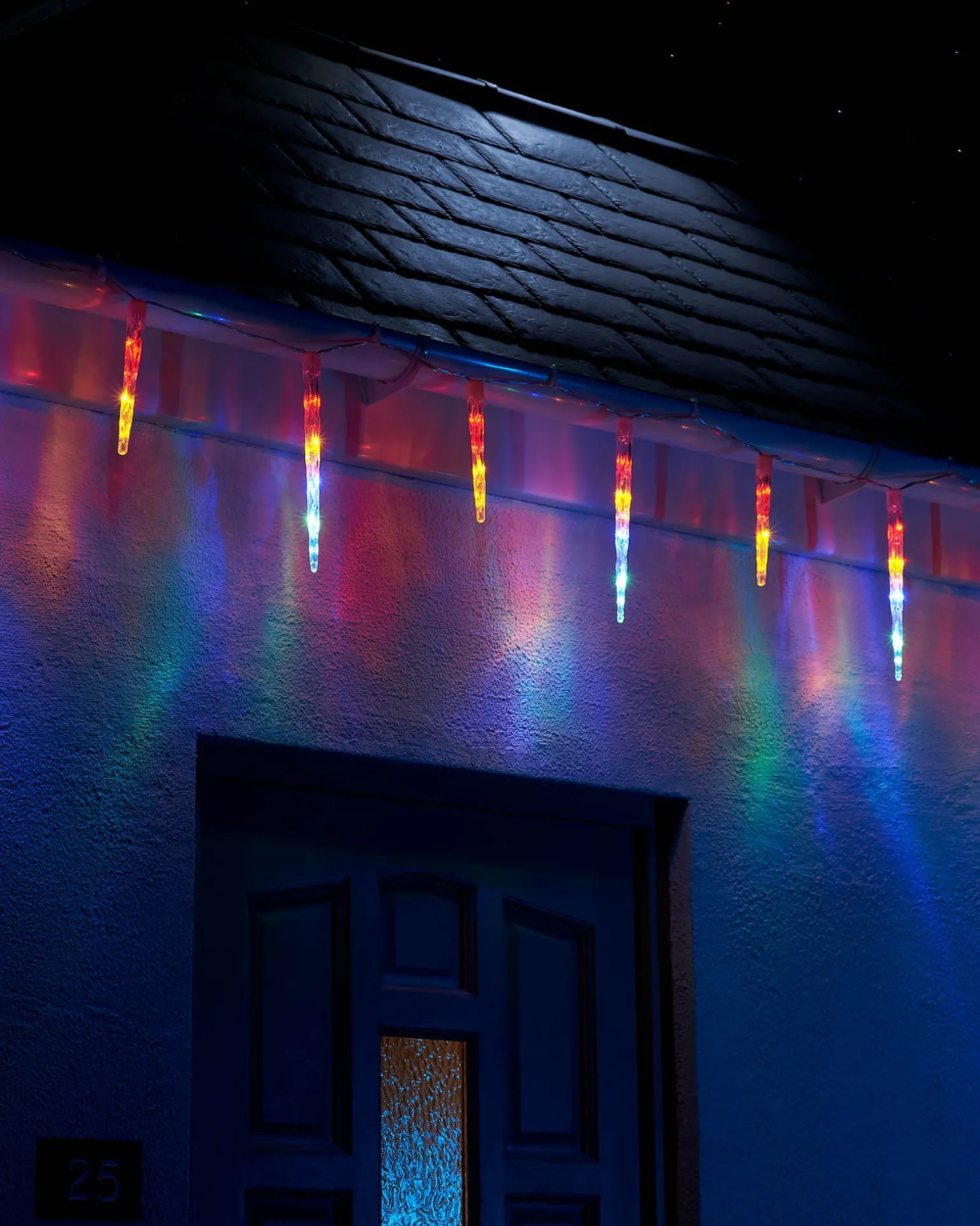 WeRChristmas LINK UP LED Icicle Drop Lights, Multi Colour^ Link Up|Icicle Lights