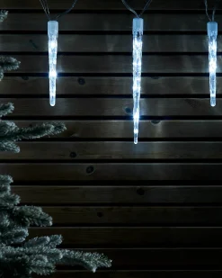 WeRChristmas LINK UP LED Icicle Drop Lights, White^ Link Up|Icicle Lights
