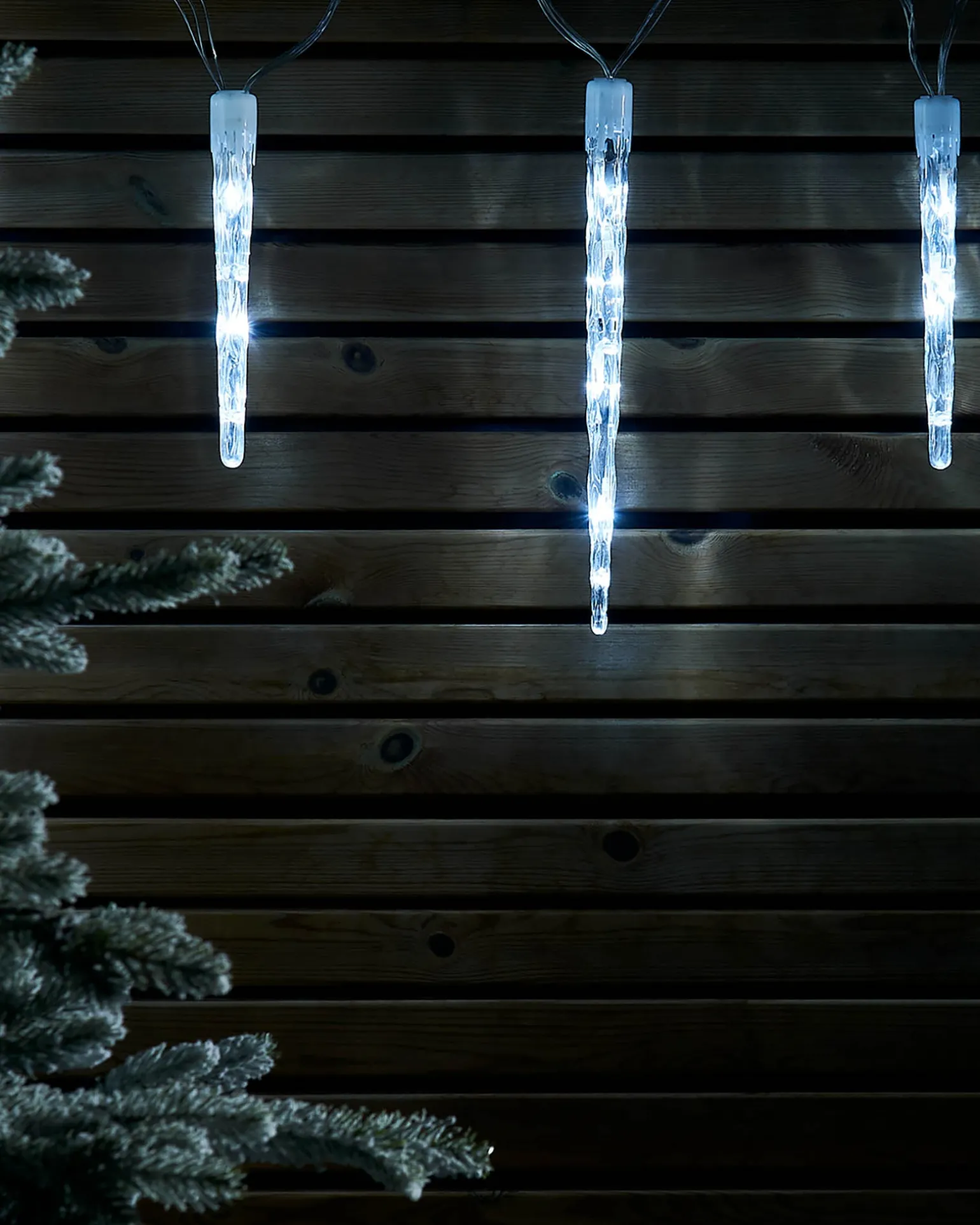WeRChristmas LINK UP LED Icicle Drop Lights, White^ Link Up|Icicle Lights