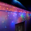 WeRChristmas LINK UP LED Icicle Lights, White Cable, Multi Colour^ Link Up|Icicle Lights