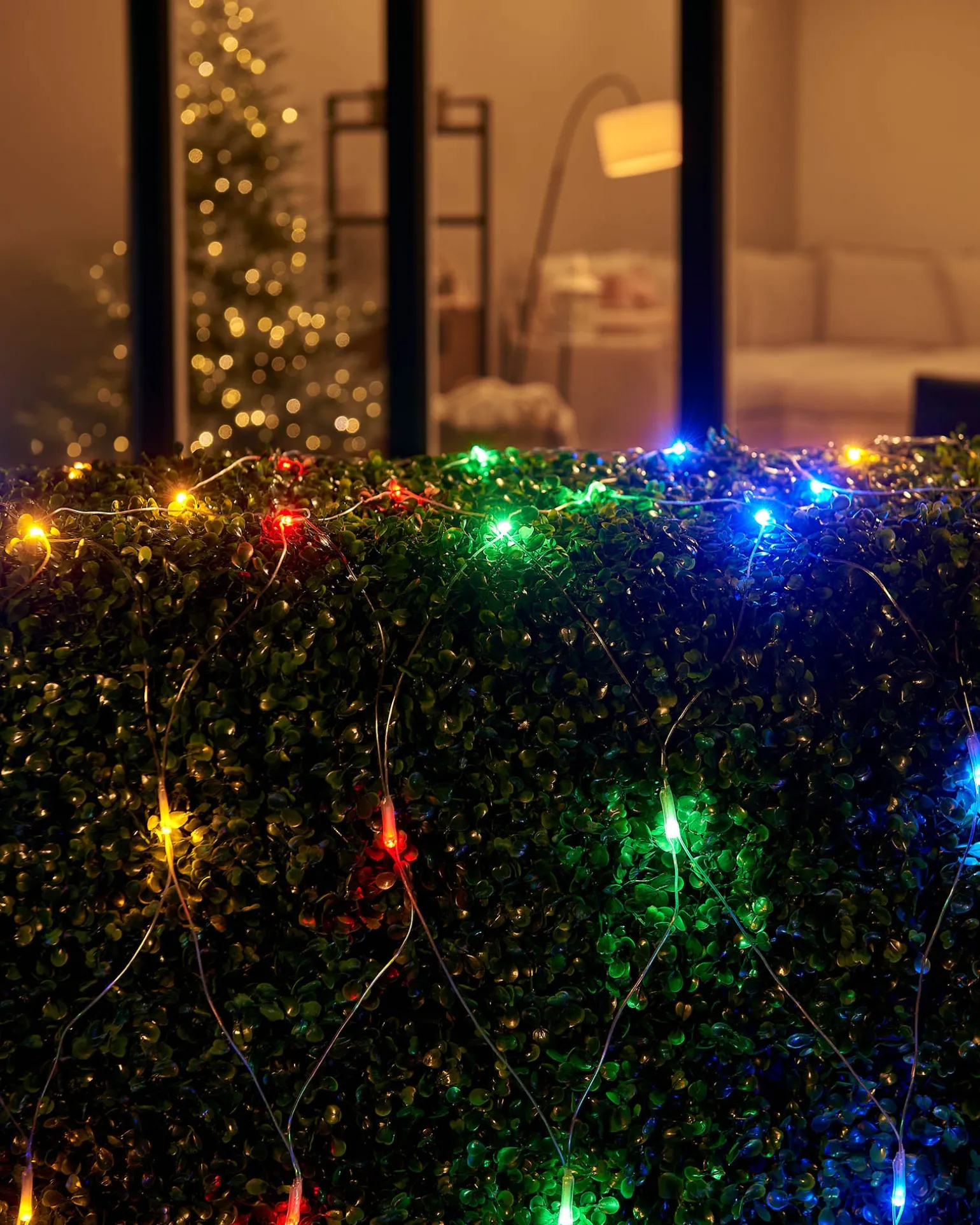 WeRChristmas LINK UP LED Net Lights, 3 M X 3 M, Multi Colour^ Link Up|Connectable Lights
