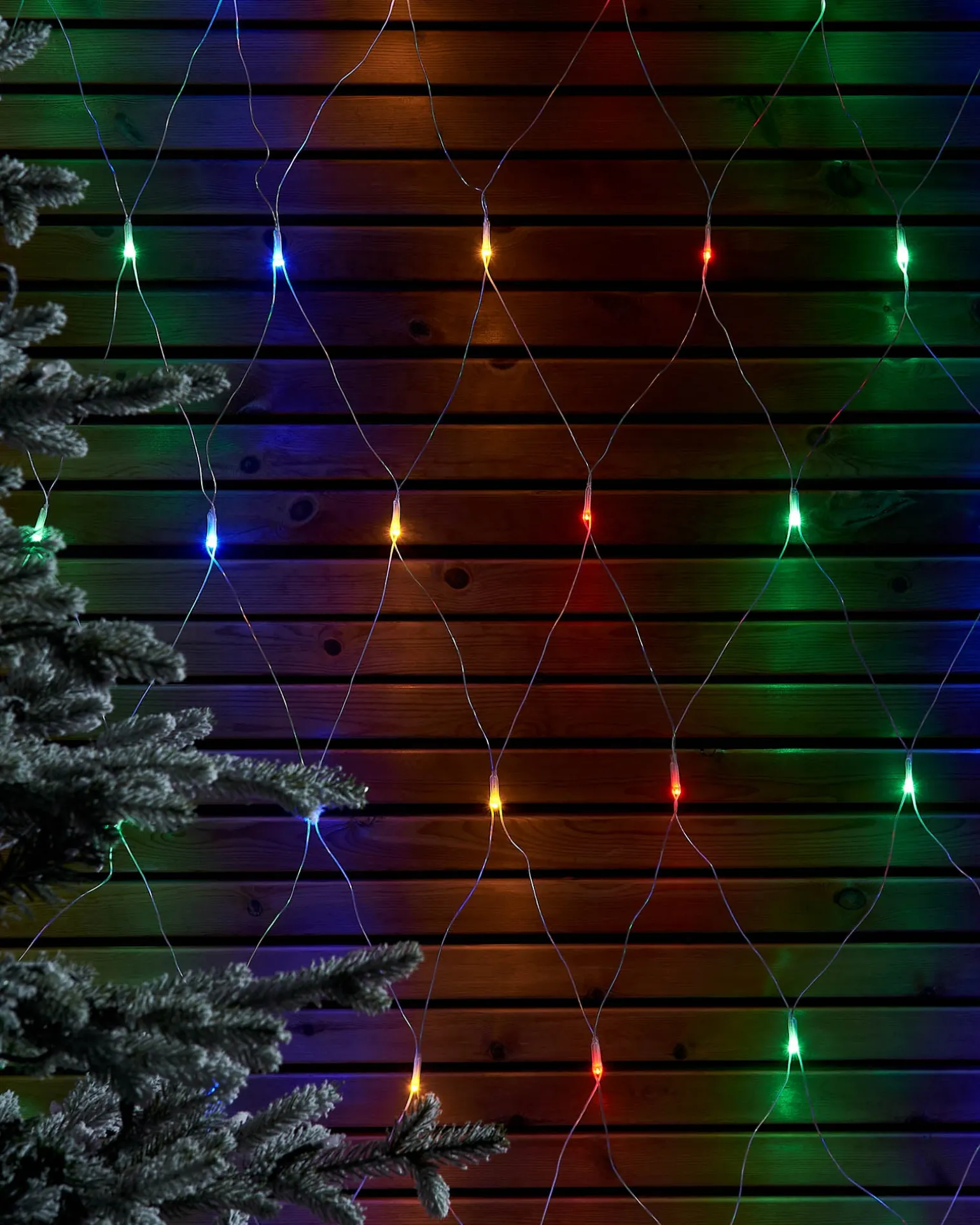 WeRChristmas LINK UP LED Net Lights, 3 M X 3 M, Multi Colour^ Link Up|Connectable Lights