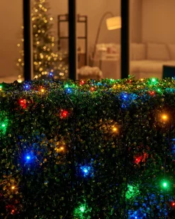 WeRChristmas LINK UP LED String Lights, Black Cable, Multi Colour^ Link Up|Fairy Lights