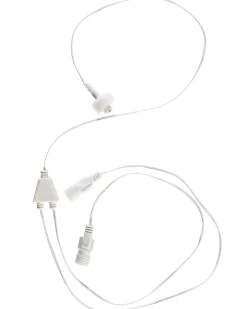 WeRChristmas LINK UP Y Cord Connector, Connectable, White Cable^ Link Up|Connectable Lights