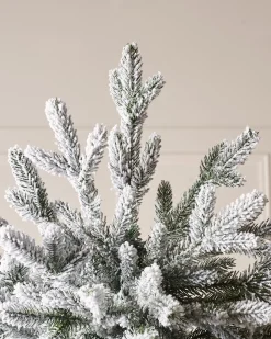 WeRChristmas Luxury Snow Flocked Christmas Tree, 7 Ft^ Premium Christmas Trees|Snow Flocked Christmas Trees