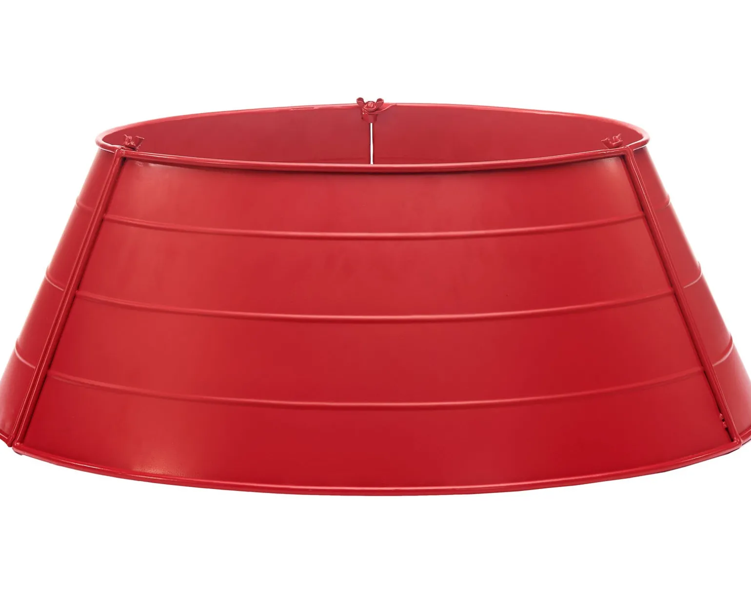 WeRChristmas Matt Metal Tree Collar, Red, 66 Cm^ Skirts & Collars