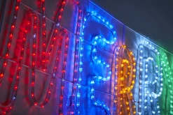 WeRChristmas Merry Christmas Rope Light Silhouette, 292 Cm^ Festive Star, Snowflake & Sign Lights
