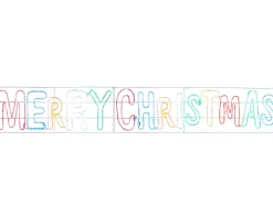 WeRChristmas Merry Christmas Rope Light Silhouette, 292 Cm^ Festive Star, Snowflake & Sign Lights