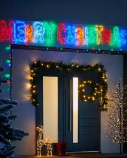 WeRChristmas Merry Christmas Rope Light Silhouette, 292 Cm^ Festive Star, Snowflake & Sign Lights