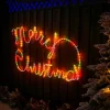 WeRChristmas Merry Christmas Rope Light Silhouette, 100 Cm^ Festive Star, Snowflake & Sign Lights
