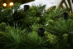 WeRChristmas Mixed Pine Candle Holder Wreath, 60 Cm^ Table Decorations|Plain Wreaths