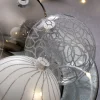 WeRChristmas Moonbeam Glass Baubles, 3 Pack, 13 Cm^ Glass Baubles