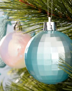 WeRChristmas Multi Blue Shatterproof Baubles Set, 50 Pack^ Shatterproof Baubles