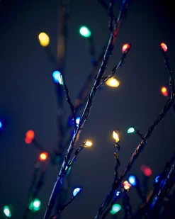 WeRChristmas Multi-Coloured Twig Tree, 6 Ft^ Tree Silhouettes