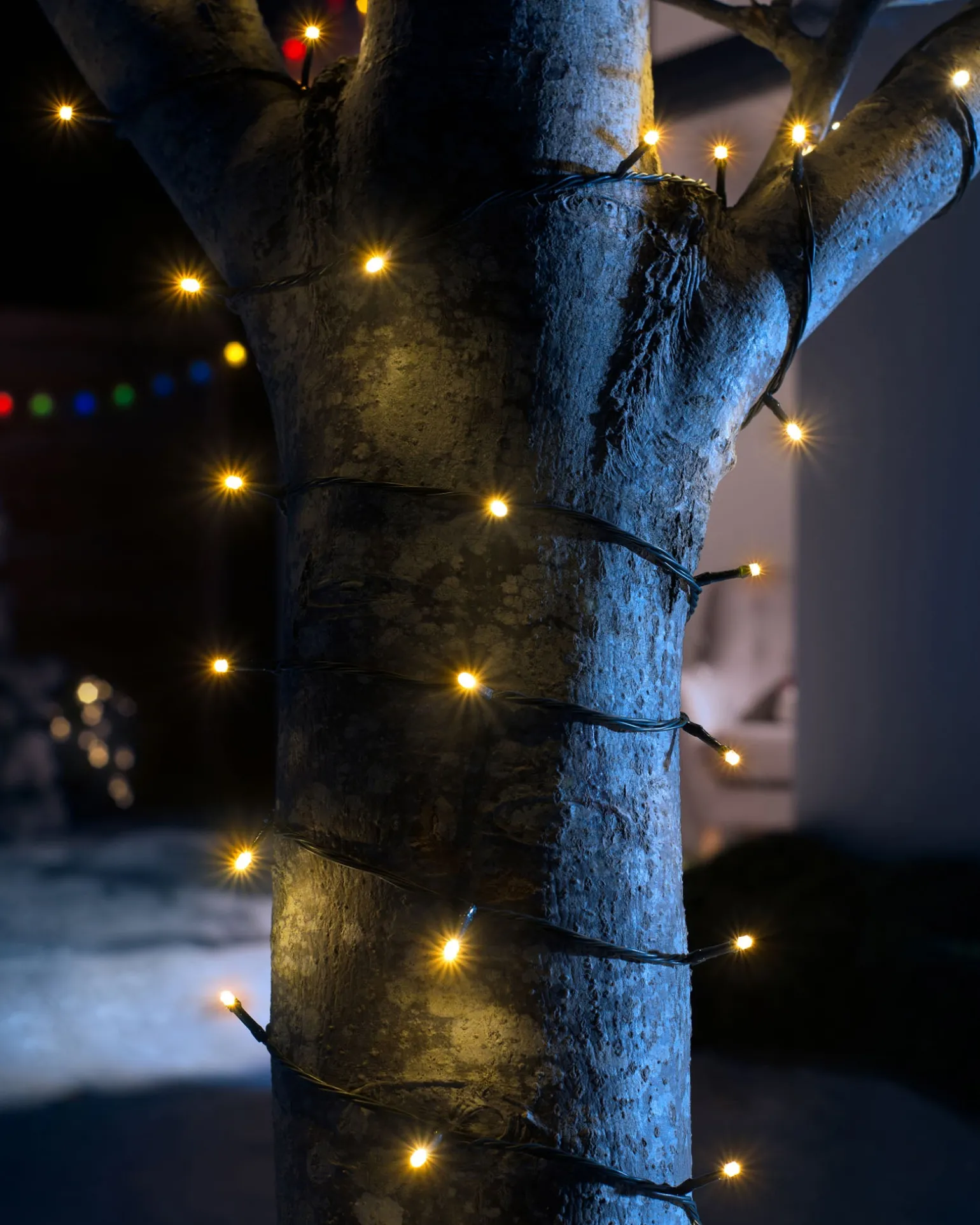 WeRChristmas Multi-Function 50 LED Connectable Light String, Warm White^ Connectable Lights