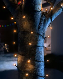WeRChristmas Multi-Function 100 LED Connectable Light String, Warm White^ Connectable Lights