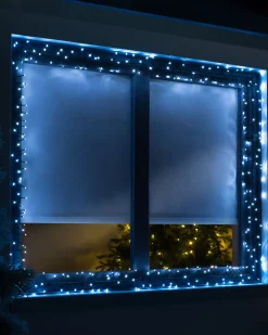 WeRChristmas Multi-Function 300 LED Connectable Cluster Light String, Bright White^ Connectable Lights