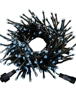 WeRChristmas Multi-Function 300 LED Connectable Cluster Light String, Bright White^ Connectable Lights