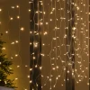 WeRChristmas Multi-Function 300 LED Connectable Curtain Light String, Warm White^ Connectable Lights