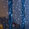 WeRChristmas Multi-Function 500 LED Connectable Curtain Light String, Bright White^ Connectable Lights