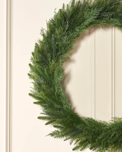 WeRChristmas Natural Fir Wreath, 1 M^ Extra Large Wreaths|Plain Wreaths
