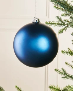WeRChristmas Navy Blue Large Matt Shatterproof Bauble, 15 Cm^ Shatterproof Baubles|Oversized Baubles