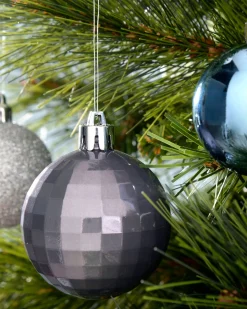 WeRChristmas Navy Shatterproof Baubles Set, 50 Pack^ Shatterproof Baubles