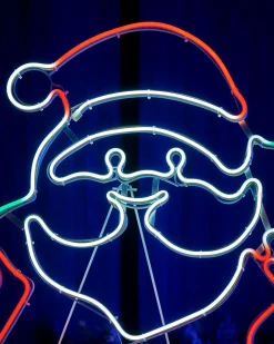 WeRChristmas Neon Santa Rope Light Silhouette, 71 Cm^ Christmas Characters