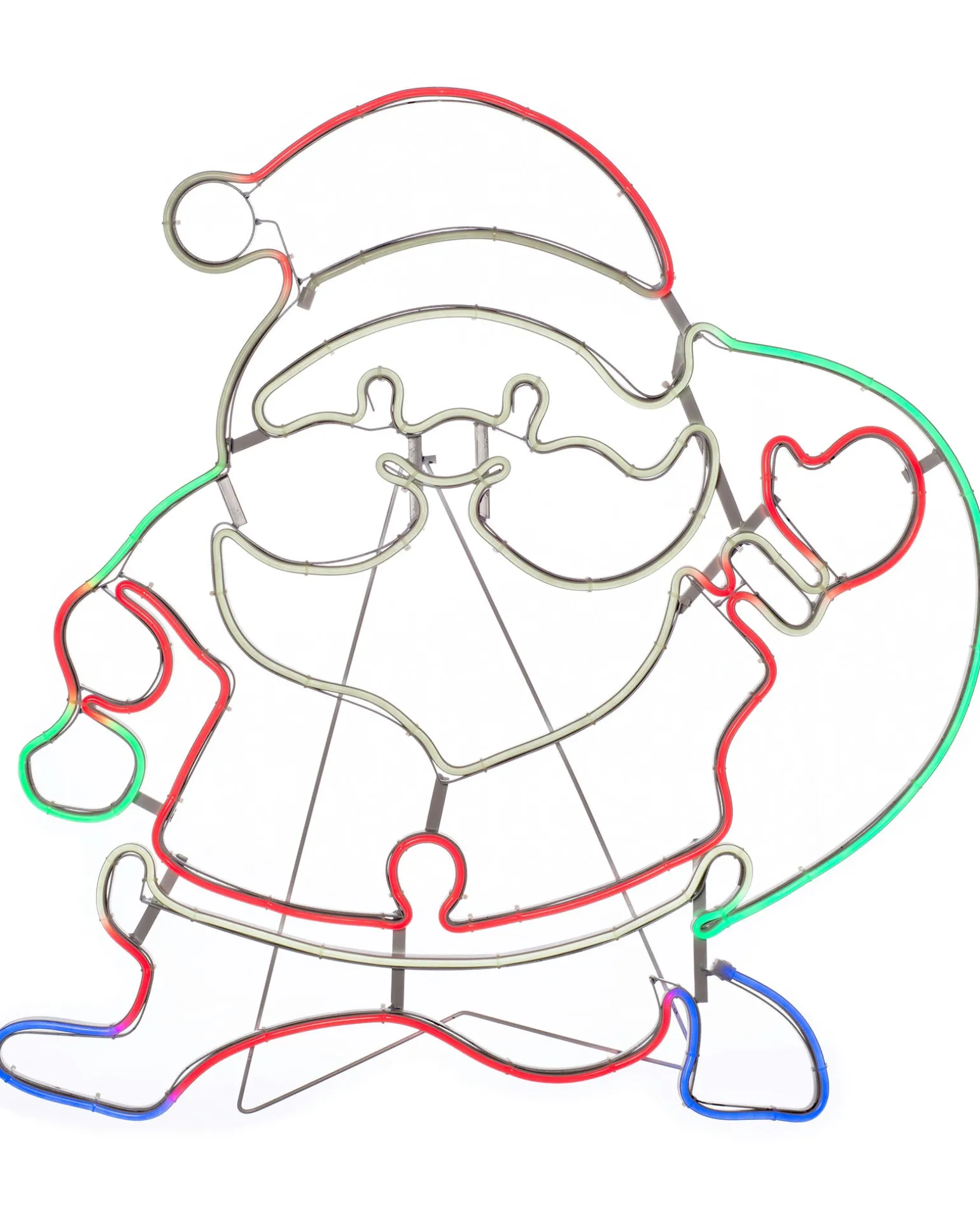 WeRChristmas Neon Santa Rope Light Silhouette, 71 Cm^ Christmas Characters
