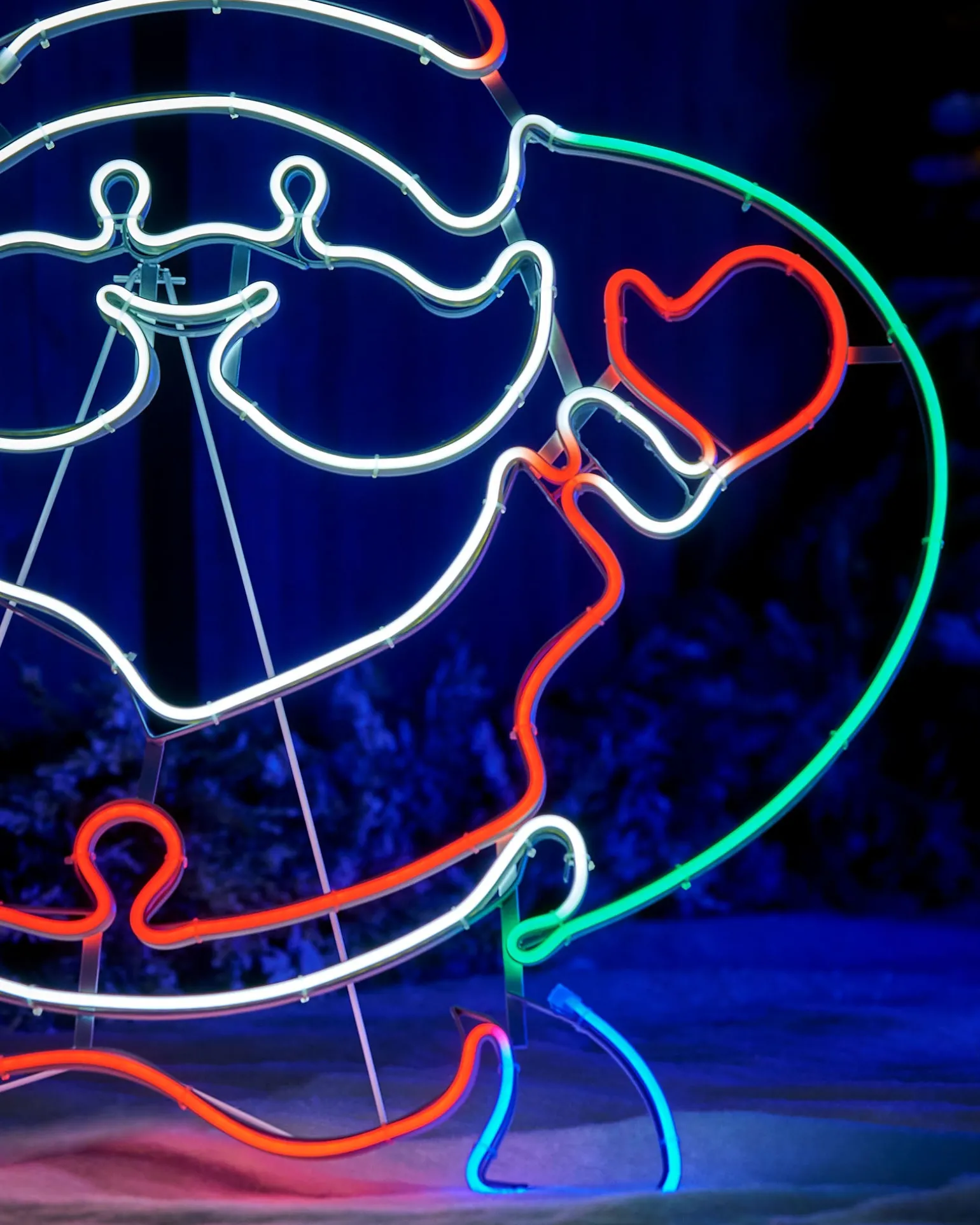 WeRChristmas Neon Santa Rope Light Silhouette, 71 Cm^ Christmas Characters