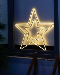 WeRChristmas Neon Star Rope Light Silhouette, 54 Cm^ Festive Star, Snowflake & Sign Lights