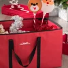 WeRChristmas Ornament And Decorations Storage Box, Red, 38 Cm^ Storage Bags|Storage Bags
