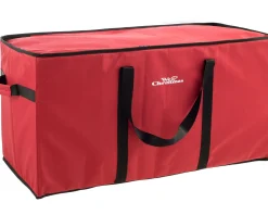 WeRChristmas Ornament And Decorations Storage Box, Red, 38 Cm^ Storage Bags|Storage Bags