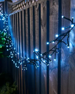 WeRChristmas Outdoor Cluster Multi-Function 500 LED Light String, Ice White^ Cluster Lights|Tree Lights