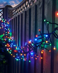 WeRChristmas Outdoor Cluster Multi-Function 500 LED Light String, Multi Colour^ Cluster Lights|Tree Lights