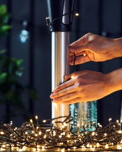 WeRChristmas Outdoor Multi-Function 120 LED Light String, Warm White^ Fairy Lights|Tree Lights