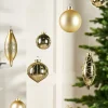 WeRChristmas Pale Gold Glass Baubles, 20 Pack^ Glass Baubles